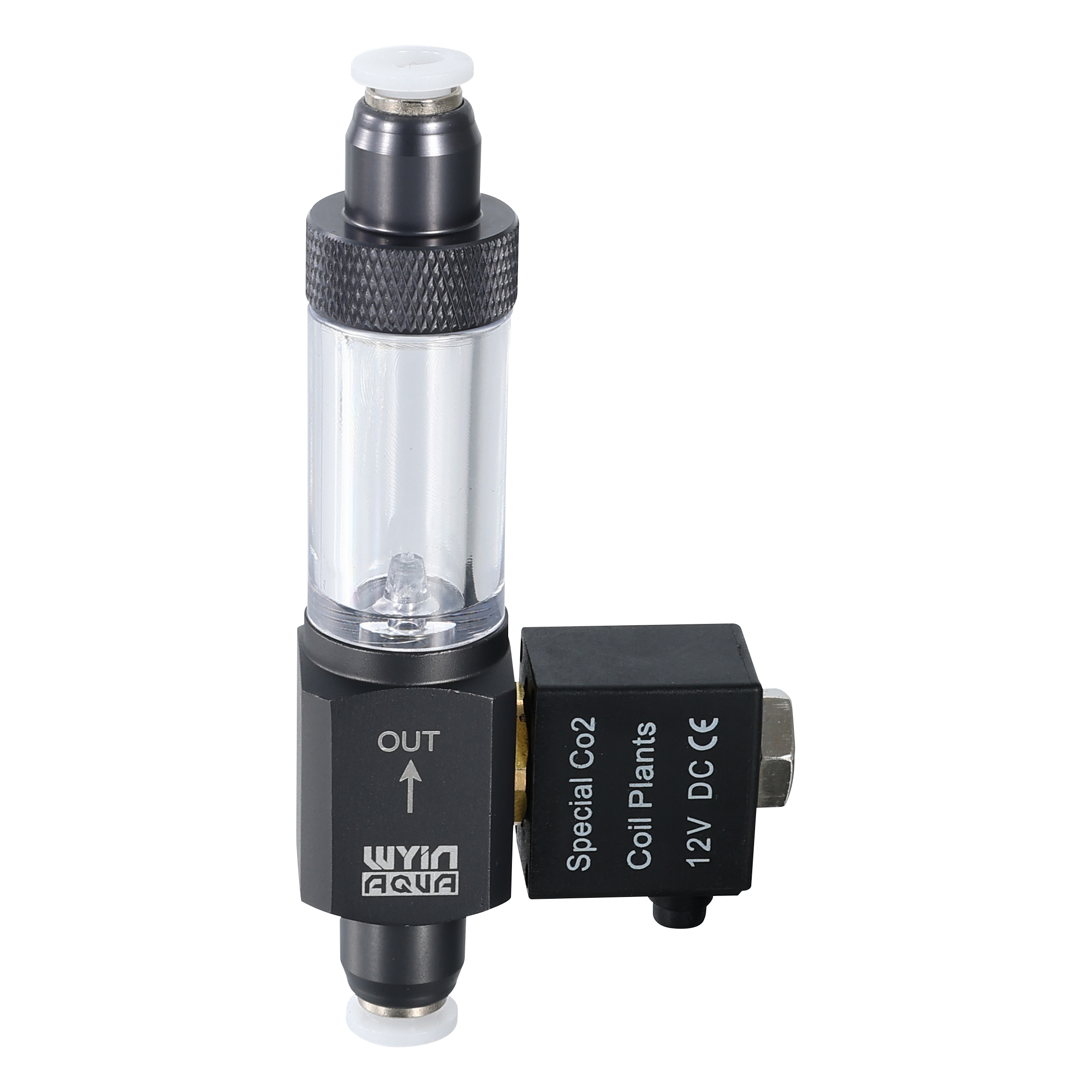WY00-11 QUICK ASSEMBLE 2  HEADS BUBBLE COUNTER WITH SOLENOID VALVE