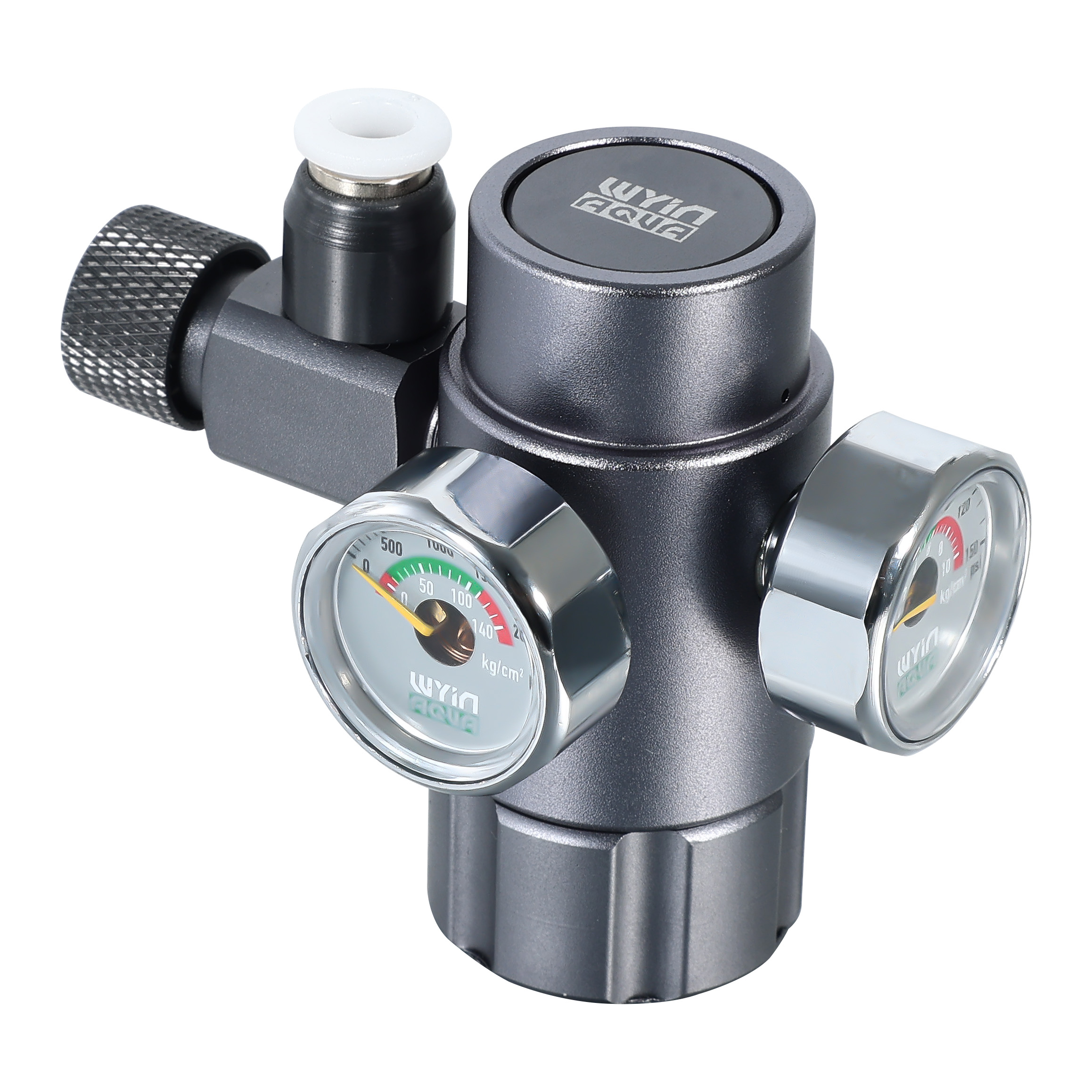 WY10-02S  Mini Double pressure reduce valve/ Watch for aquarium ,up open
