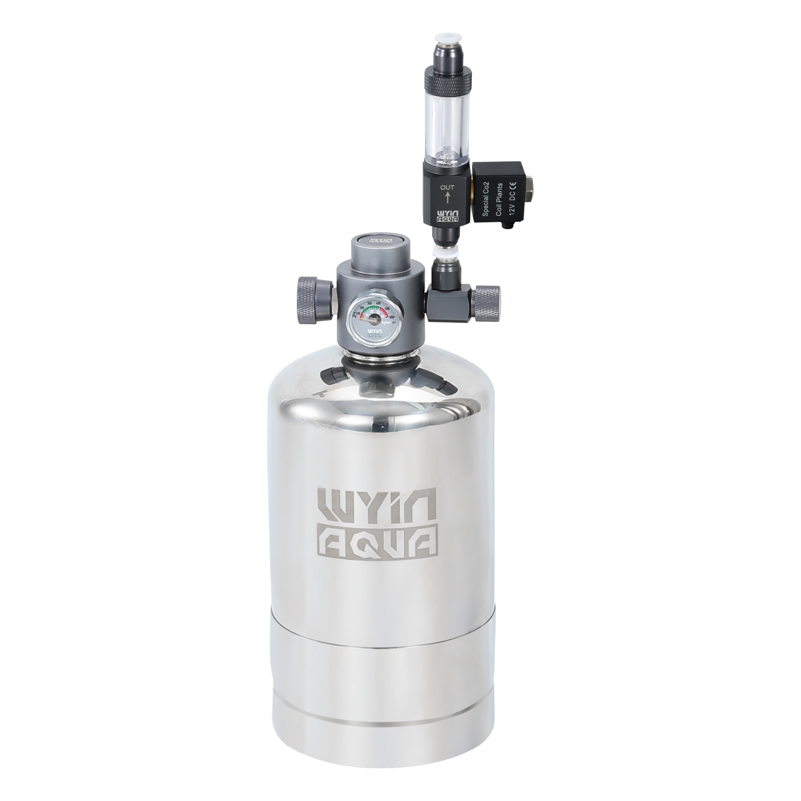 WY40-01S-1L PATENTED EXTERNAL THREAD CO2 GENERATOR  1L ，SOLENOID VALVE VERSION