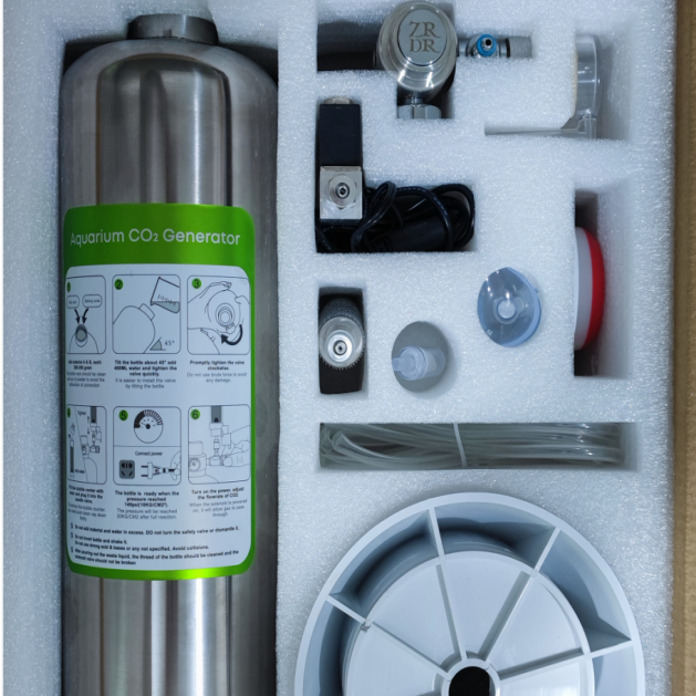 R10  pro series SS304 valve co2 reactor set