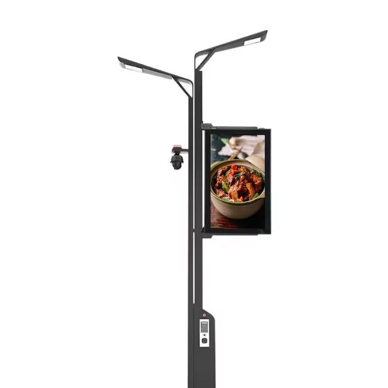 Light Pole Screen Advertising Machine