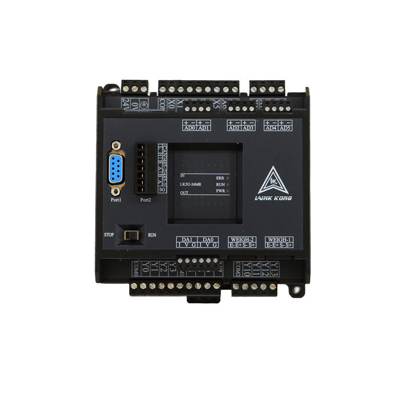 Domestic LK3U 14 Point  8 input  6 output  Compatible With Mitsubishi FX3U Ethernet Eight-axis Pulse Temperature Analog Weighing PID