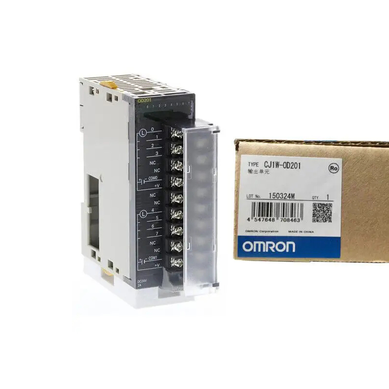 Omron 8-point Transistor Output Unit with Terminal Block CJ1W-OD201
