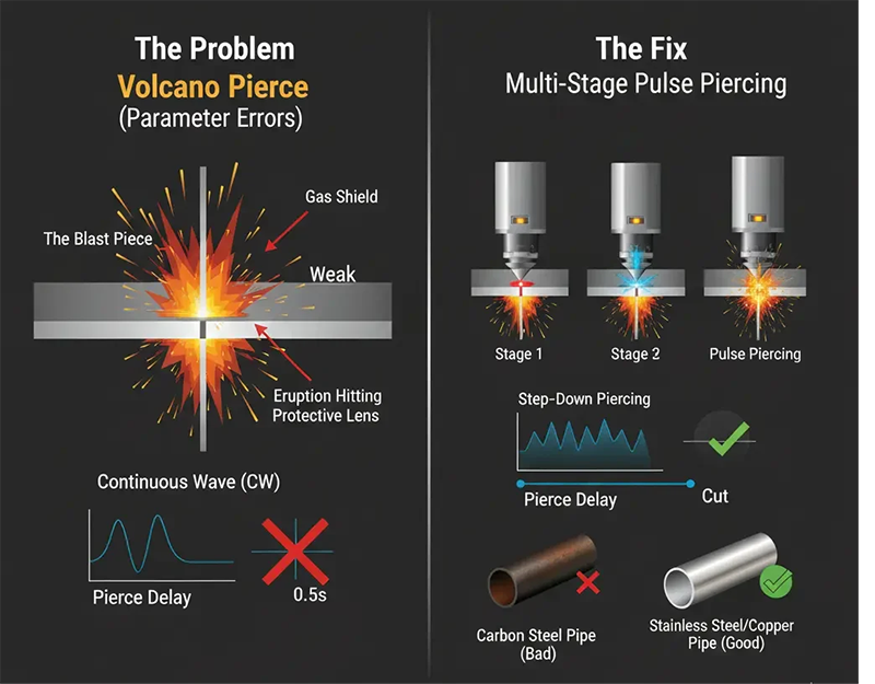 Laserperforatie beheersen: technische strategieën voor het snijden van dikke platen