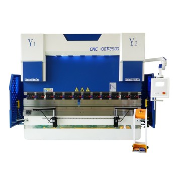 WE67K-100T 2500MM CybTouch 8PS controller 4+1 AXIS Electro Hydraulic Servo CNC Press Brake Machine