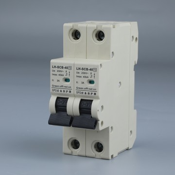 The LH-SCB series backup protector,Surge protector,Surge arrestor,Surge protection device,Lightning   protector,Surge Protector for low volage power supply