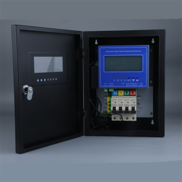 Intelligent lightning protection box with LCD screen