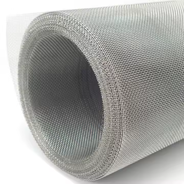 304 316 L Anti-Corrosion High quality Fine Woven Stainless Steel Wire Mesh Plain/Twill/Dutch Screen Custom Cutting Processing-product