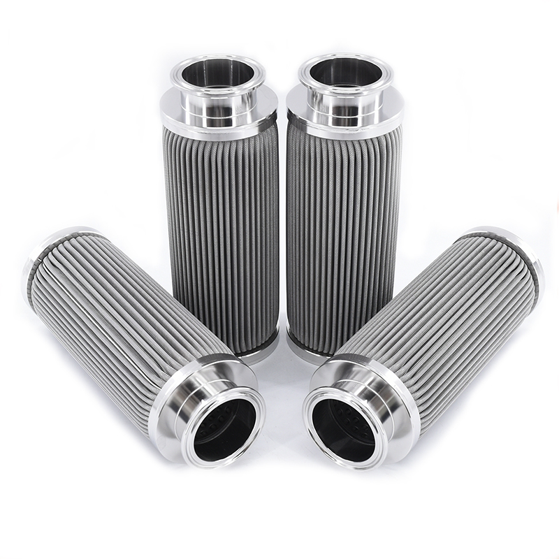 Stainless Steel Polymer melt pleated candle filter