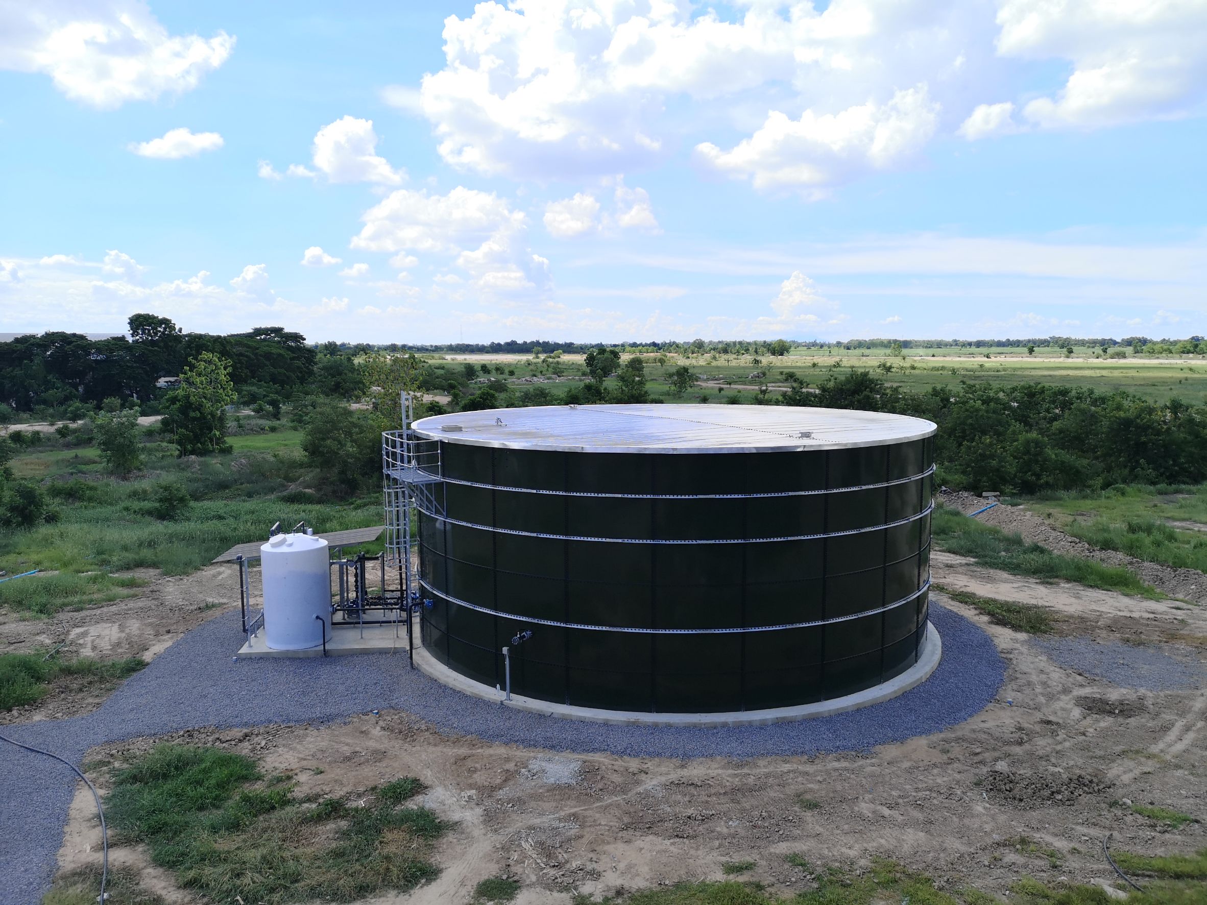 YHR Seed, Bean grains stoarge silos with sealed cover storage tanks
