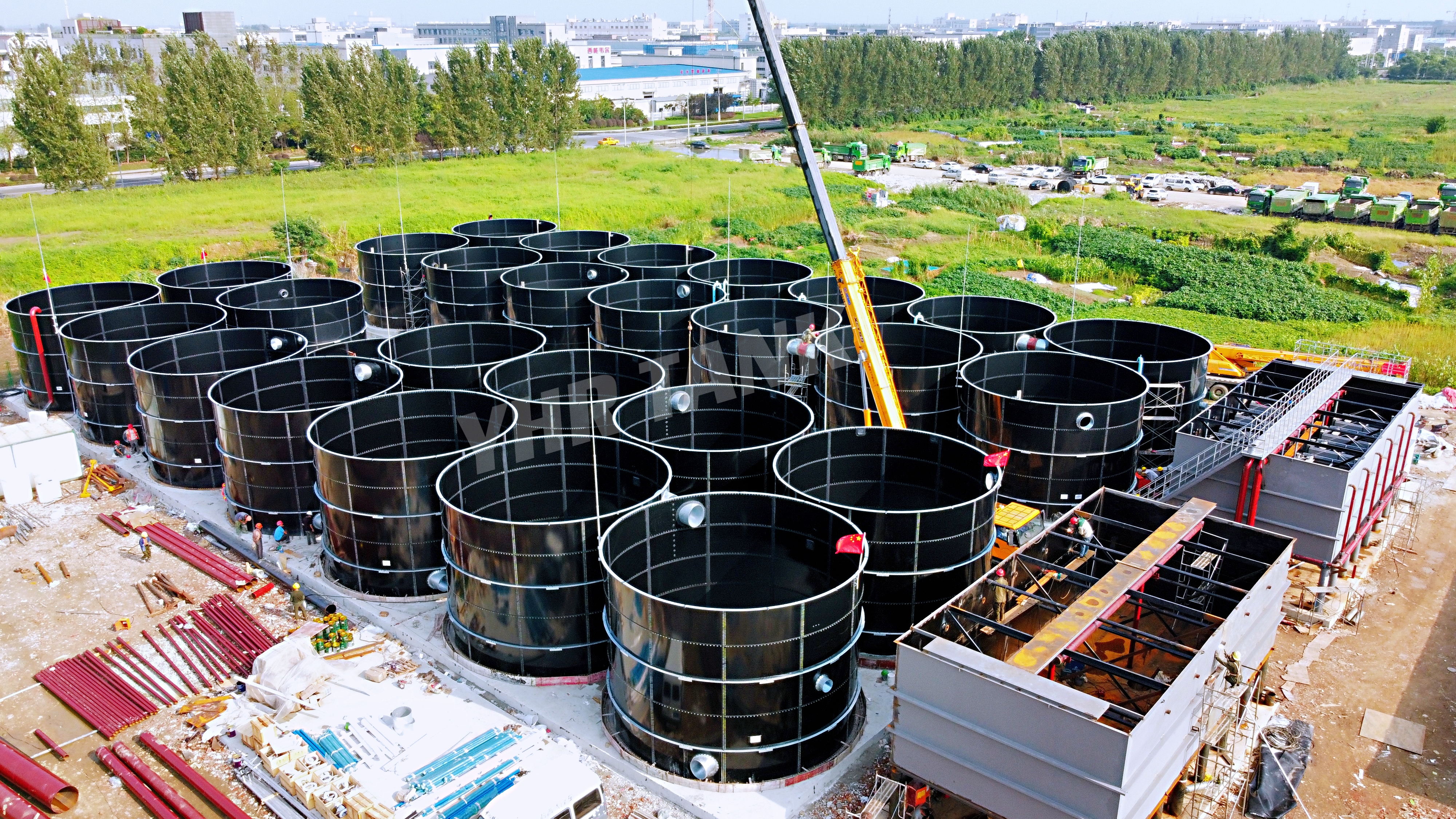 Epoxy portable water storage tank easy installation 