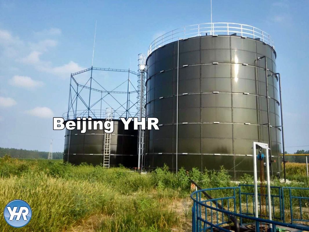 Waterproof 1500 V Anaerobic Digester Tank AWWA D103 / EN ISO 28765 Std