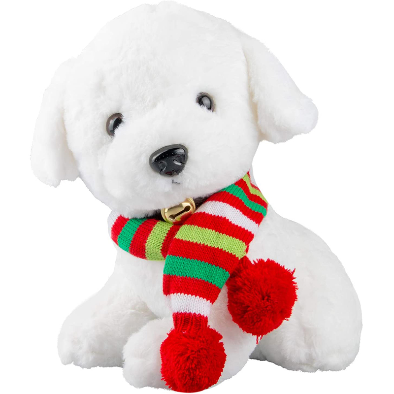 Christmas Dog Cat Santa Scarf, Dog Winter Knitted Scarf Pet Winter Neck Warmer Xmas Cute Decorate Gift