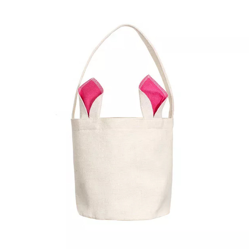 Easter Bags Canvas Rabbit Egg Gift Bags Portable Easter Bag-product