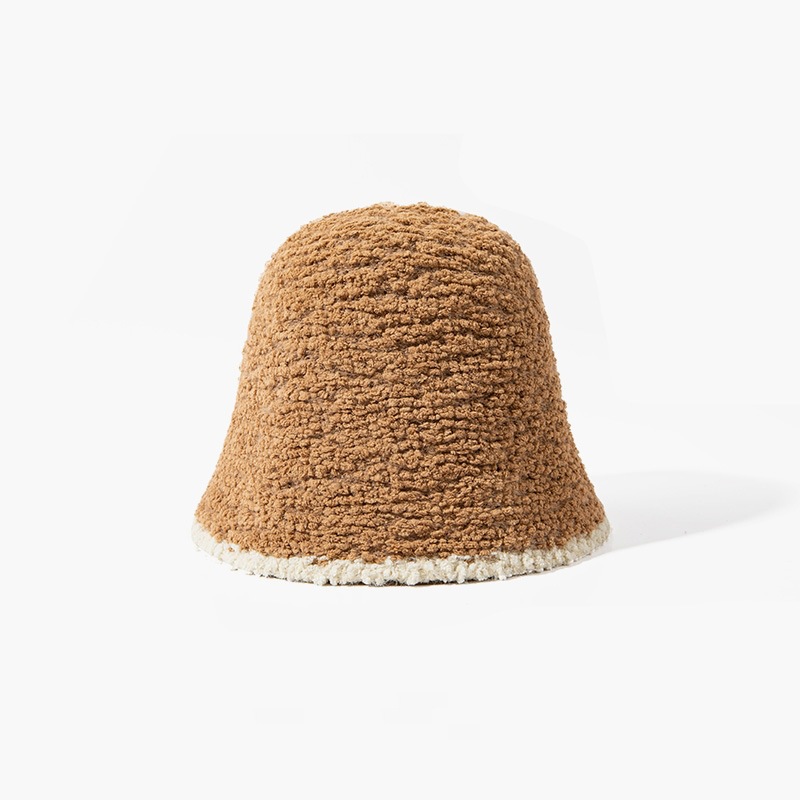 Winter Plush Bucket Hat Fisherman Hats for Women-product