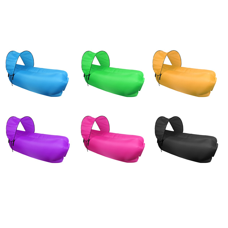 Portable Inflatable Lazy Air Sofa Bed Tanning Beach Hammock Camping Gifts Accessories Sleeping bag