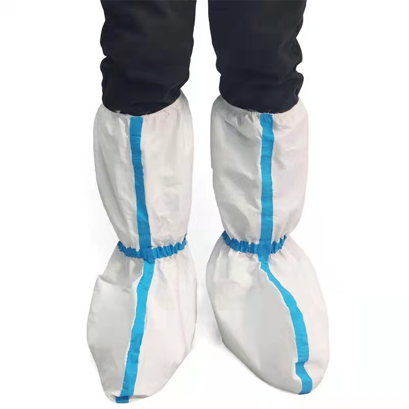 Disposable Boot Cover Isolation Protective Shoe Cover Non-woven Long Tube Shoe Cover Sealed Waterproof Epidemic Prevention Shoe Cover Isolation Shoe Cover-product