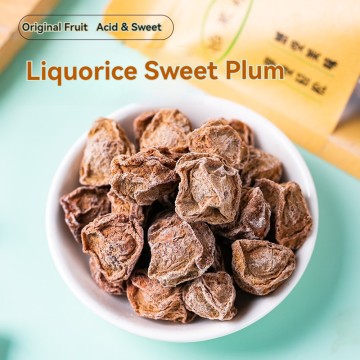 Liquorice Sweet  Sour Plum  Preserved Plum Dried Snacks Soaked Water