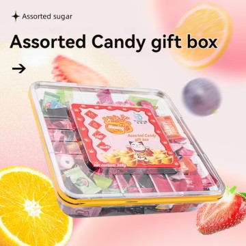 Candy Gift Box A Gift for the New Year  Mixed flavor candy Many choices