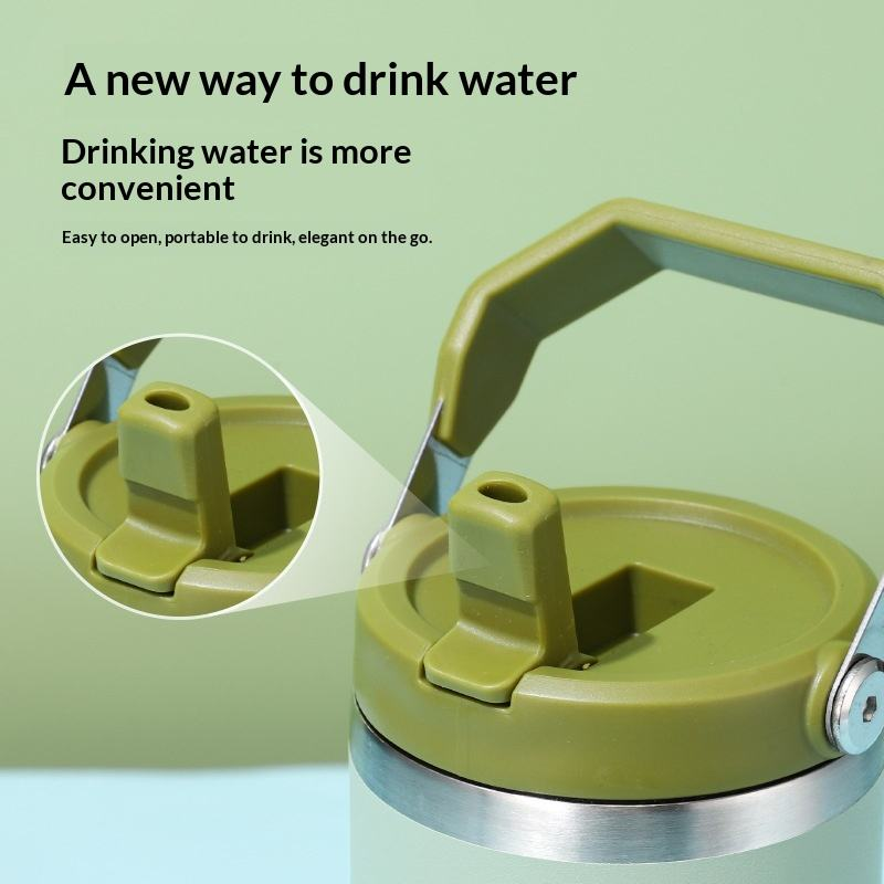 Cross-border 304 Double-layer Vacuum Insulation Stainless Steel Cup 6-12 Hours Thermal Insulation Portable Car/outdoor Use-product