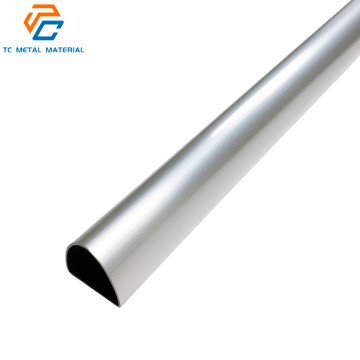 Semi-D shaped aluminum roller shutter tube