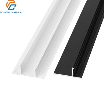 Aluminium ceiling edge banding