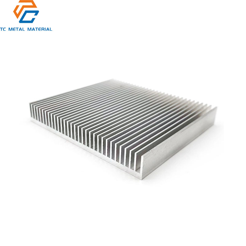 Aluminum profiles for electronic and electrical inverter radiators