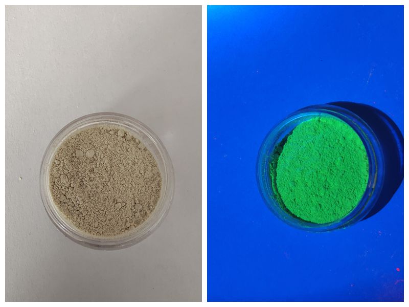 UV fluorescent pigment green