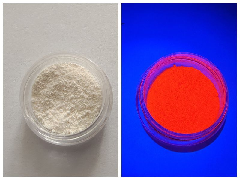 UV fluorescent pigment Red