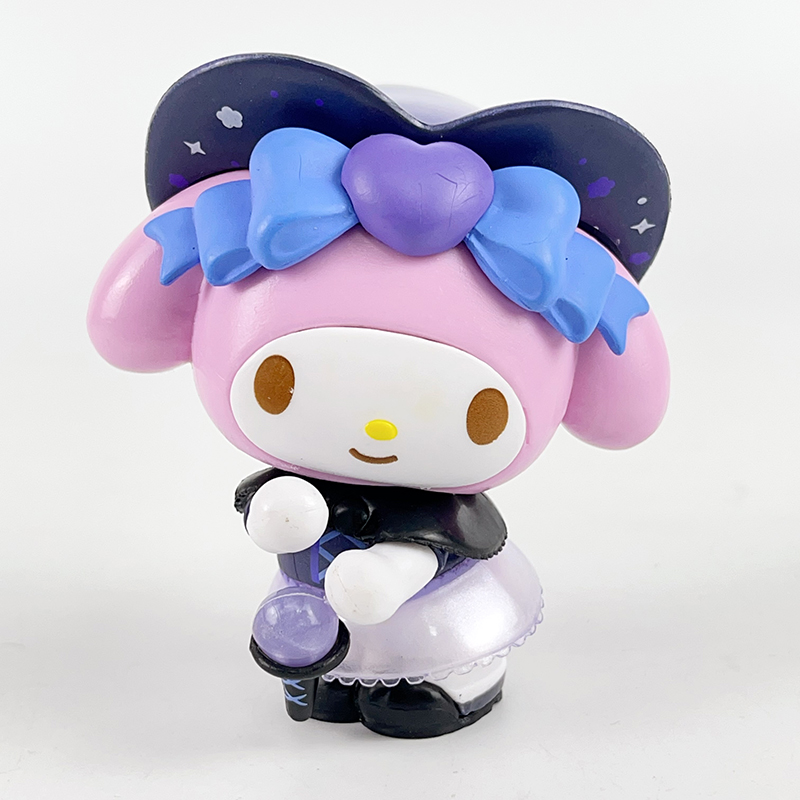 Sanrio Глухая коробка 6шт kuromi хэллоу китти аниме фигурки (9)36h