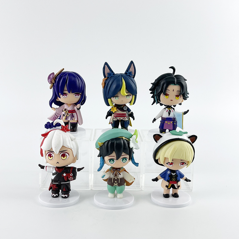 Ventilation Raiden So Technari Kazah Sayu Genshin Impact Genshin Impact 6-in-1 figure set (5)xsm
