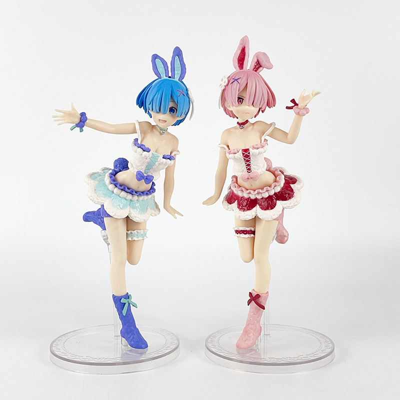 Фигурка аниме Рем Рам Девочка-кролик Re Zero Жизнь с нуля РеЗеро