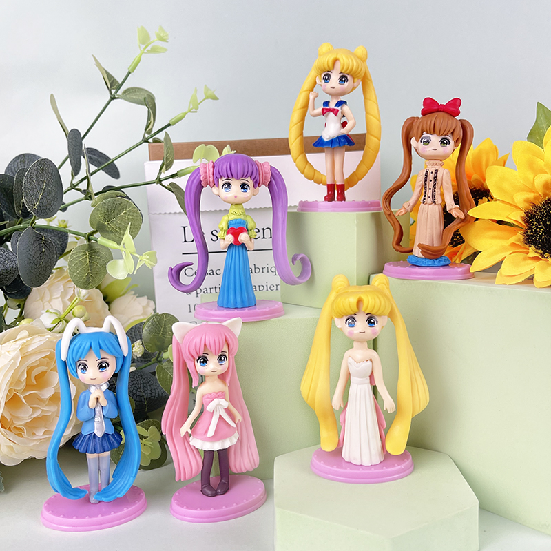 Набор фигурок Sailor Moon СейлорМун фигурки оптом из китая
