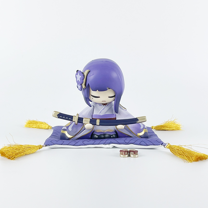 продажа аниме фигурок Фигурка из аниме-игры Genshin Impact Raiden Shogun Q версии