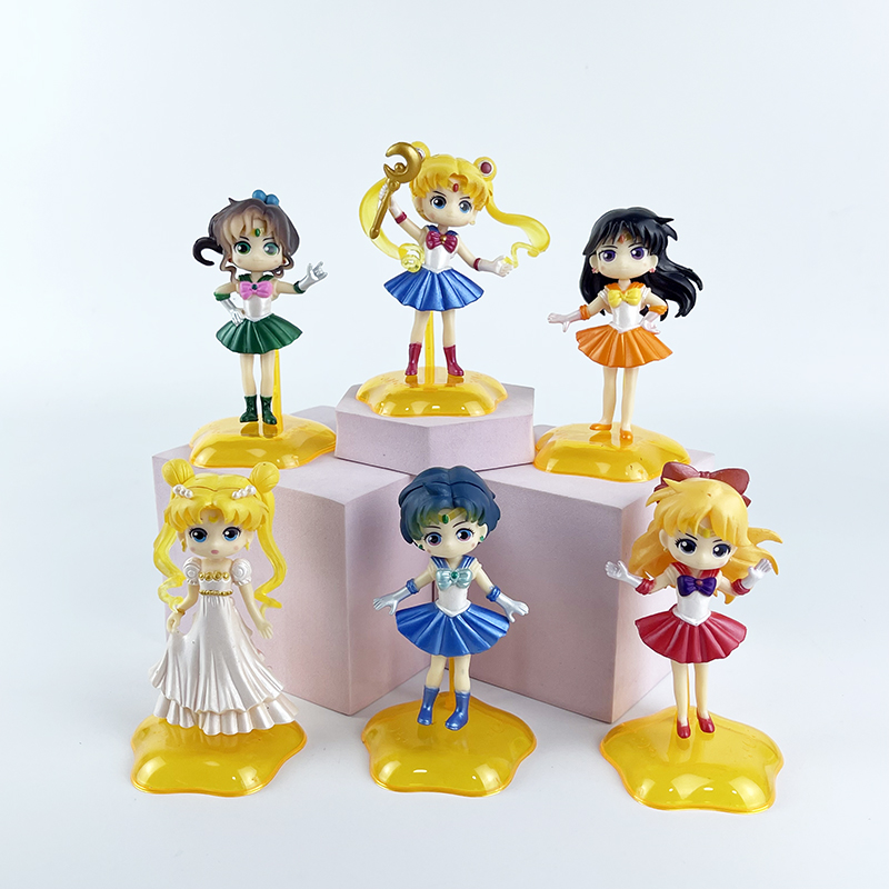 Набор из 6 фигурок СейлорМун  Sailor Moon оптом без посредников