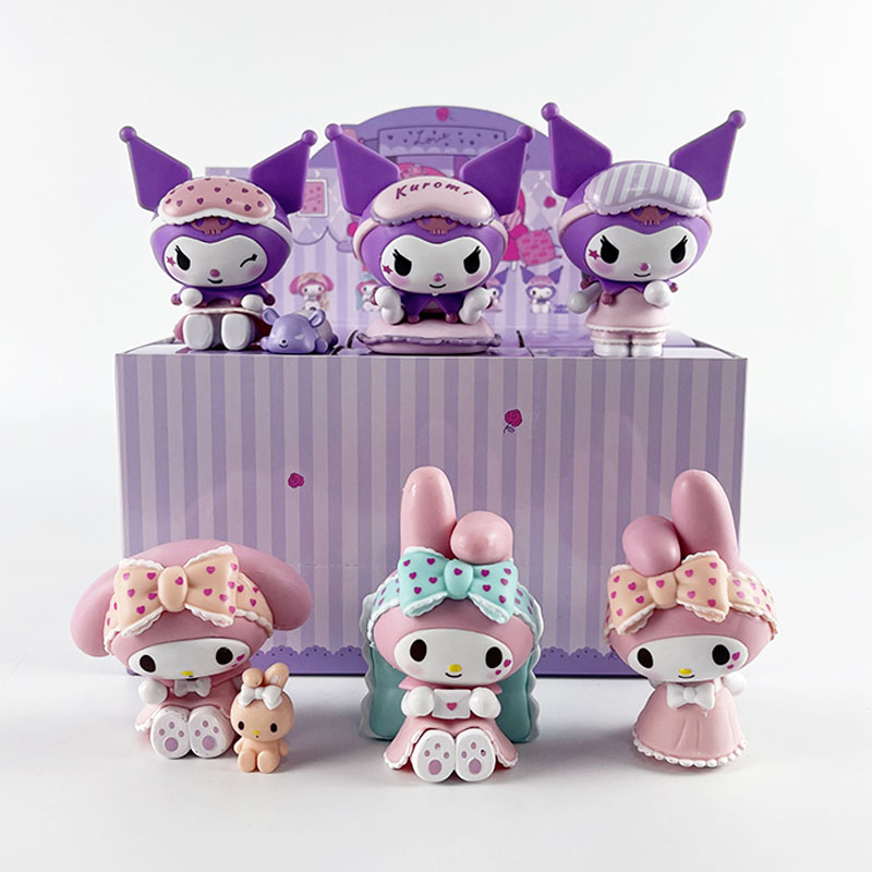 глухая коробка купить Слепая коробка для фигурок Sanrio коллекция Pajama Sweetheart