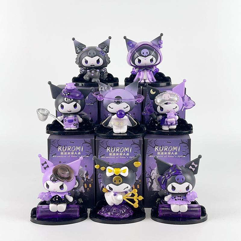 POPMART&Toptoy Kuromi / Куроми Sanrio,Мафия (Один из восьми в полном наборе)