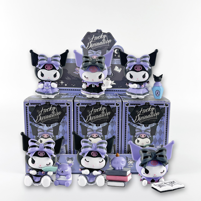 Слепая коробка Sanrio магическое гадание kuromi  оптом Глухая коробка