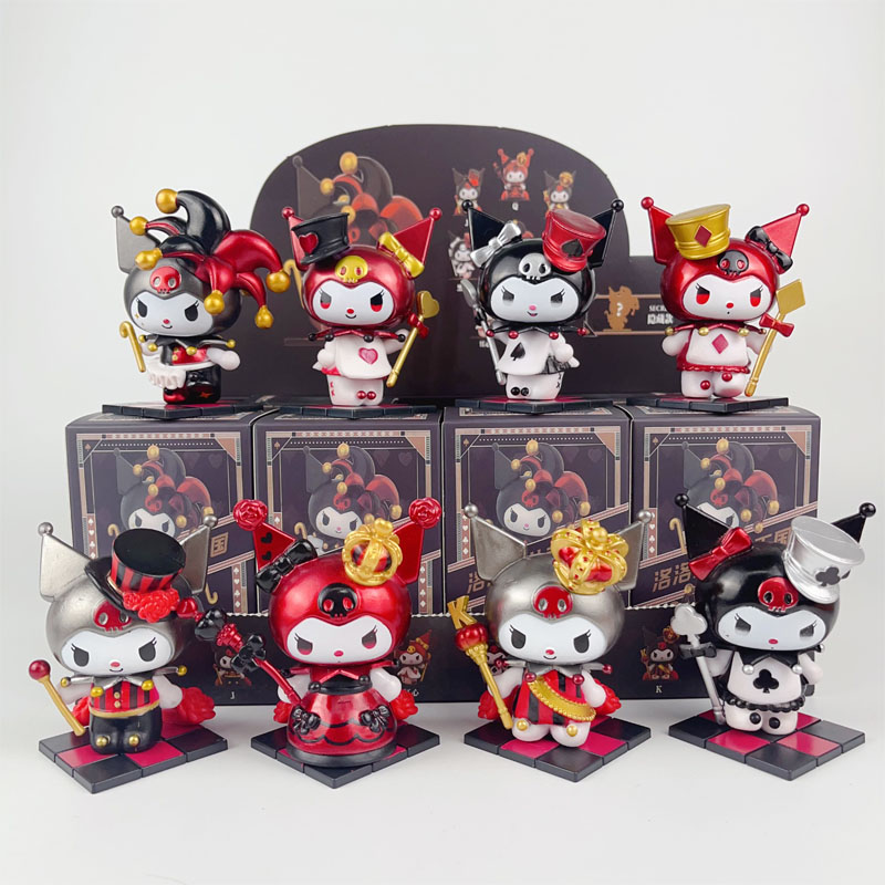 набор фигурок куроми Sanrio Kuromi Королевство покера глухая коробка
