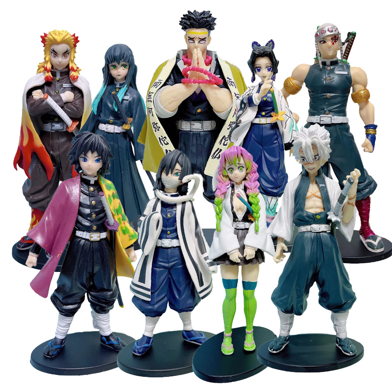 фигурка аниме рассекающий демон Kanroji Mitsuri Tokitou Muichirou Shinazugawa Sanemi Tomioka Giyuu