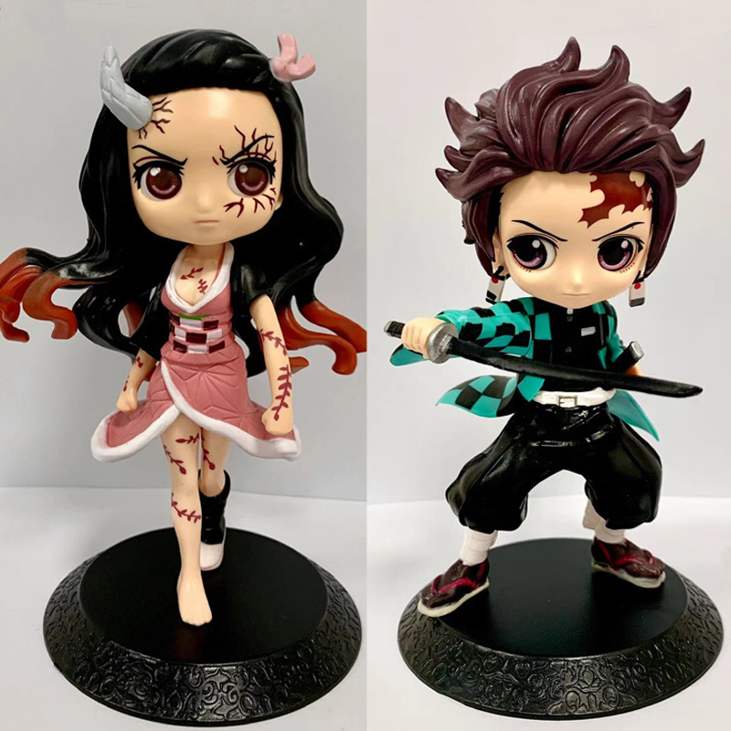 опт аниме фигурки Фигурка Nezuko Kamado из Demon Slayer: Kimetsu no Yaiba Mitsuri Kanroji Tokitou Muichirou