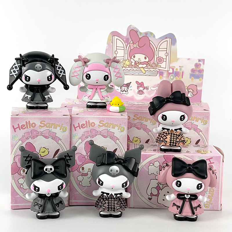 Фигурки оптом Набор аниме фигурок Куроми Санрио Мелоди Kuromi Blind Box