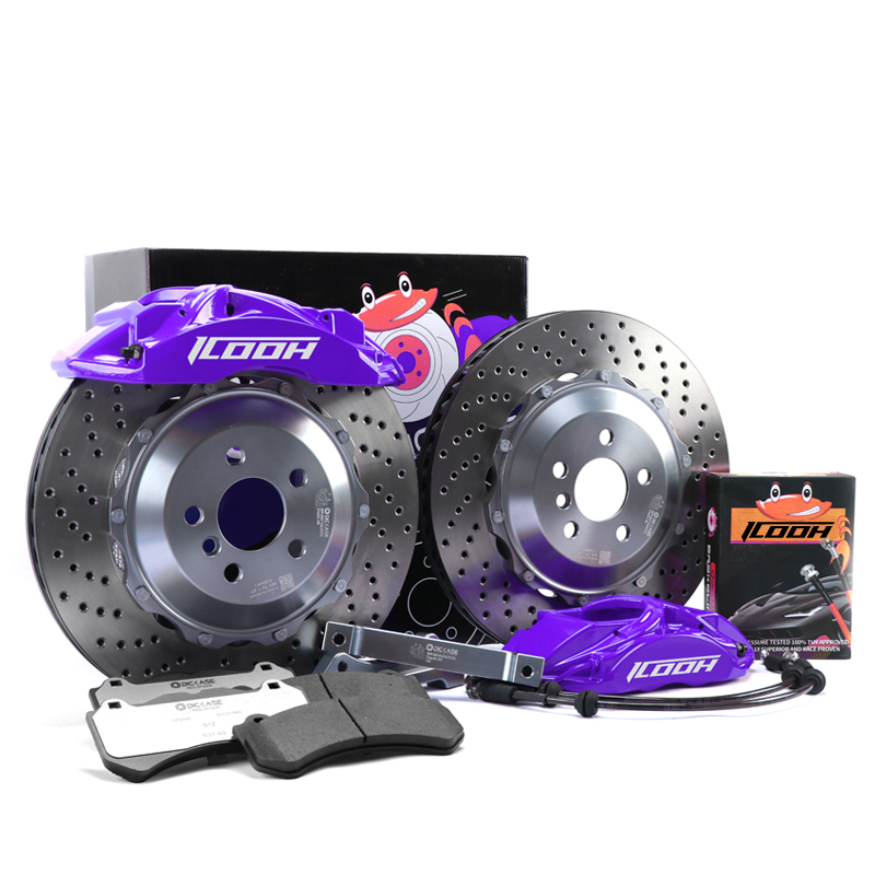 19 inch racing brake systems 6 pot car upgrade kits for Porsche Cayenne