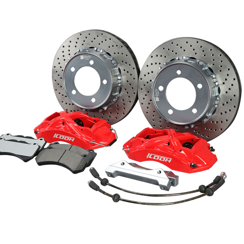 Auto brake parts 18 19 inch brake repairing kits 6 pot for Volvo v70 xc70