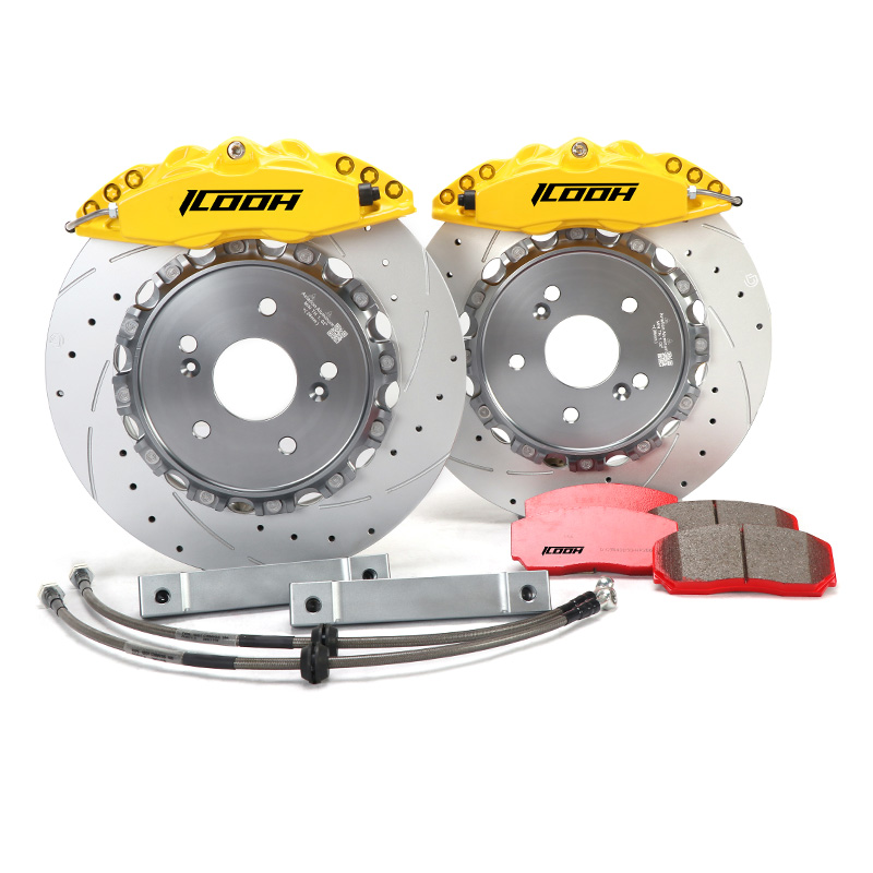 Auto brake parts 18 inch car upgrade kits 4 pot for nissan 350z