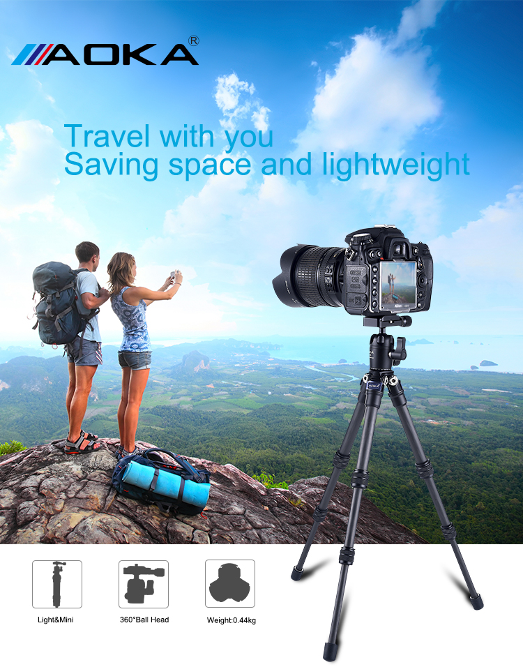 Mini Treppiede In Fibra Di Carbonio 11x Per Fotocamera E Smartphone – Altezza 17-39cm, Testa A 360°, Carico 3kg