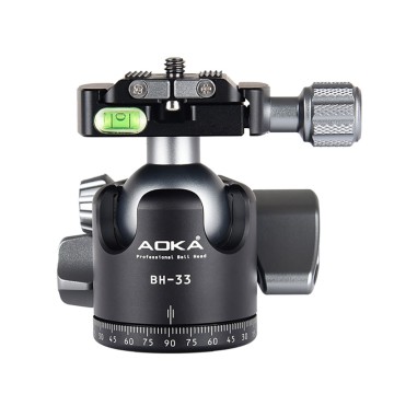 AOKA BH33 Low Gravity Aluminium Panoramic Camera Ball Tripod Head