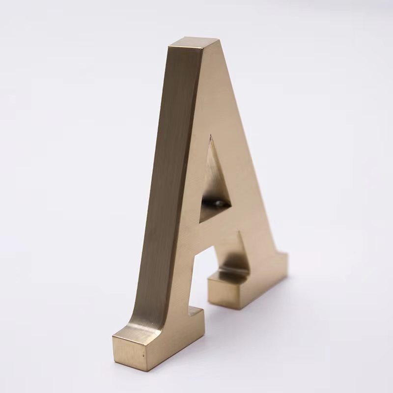 Premium Solid Stainless Steel Letters Sophisticated Metal Signage