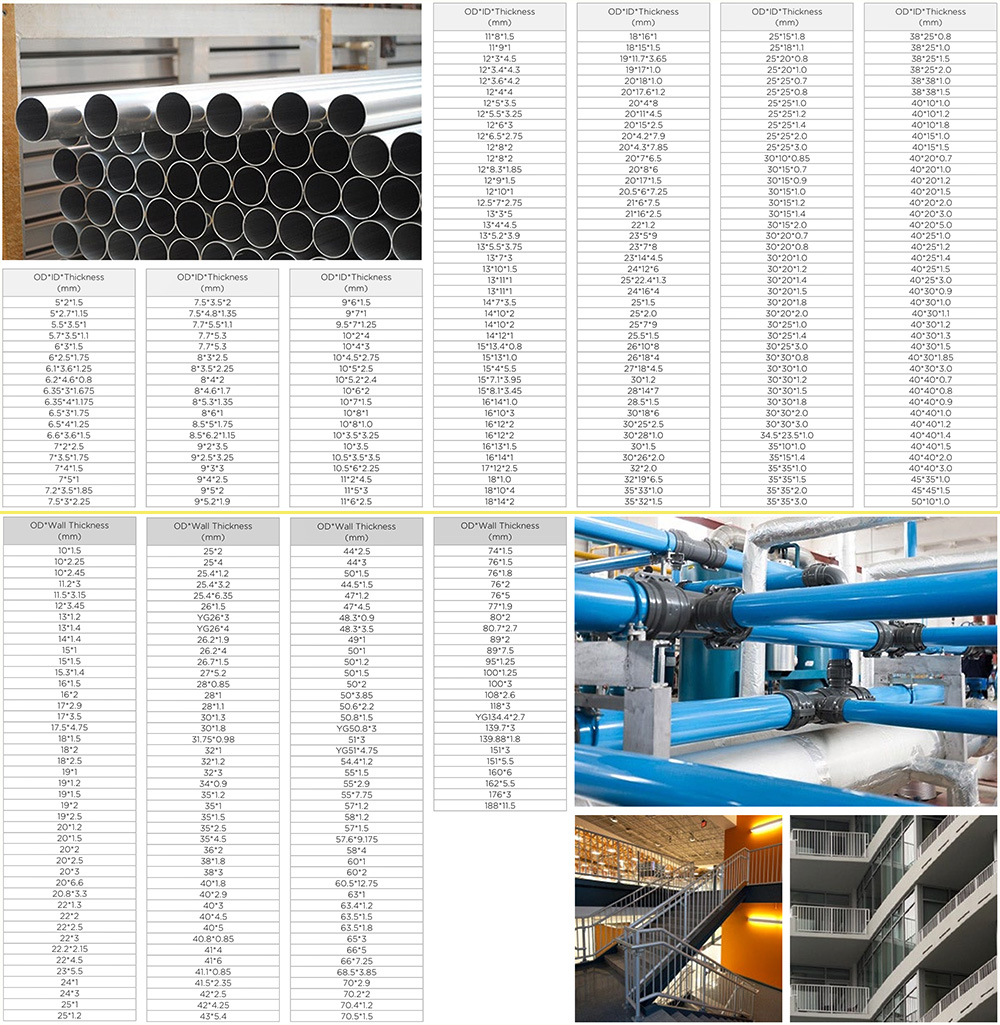 Custom High-quality 6061 6063 6082 Anodized Aluminum Tub (1)j8p