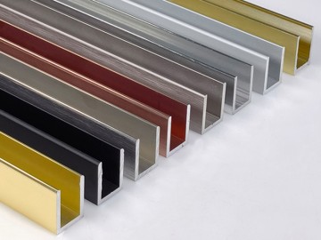 Aluminum Alloy U Shaped Channel Edge Trim Strip Aluminum Profile